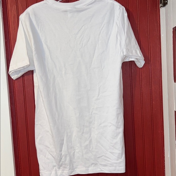 White Graphic T-Shirt for Men. Hellstar Money is The Root of All Evil S - Picture 3 of 5